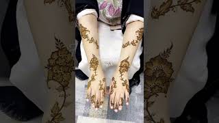 Viral briskly henna dejain mehndi hennamehndiart [upl. by Alemak]