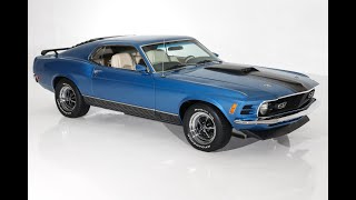 1970 FORD MUSTANG MACH I 351 CLEVELAND 4SPD PS PB [upl. by Edrea]