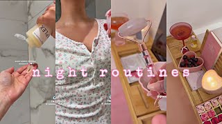 aesthetic night routines tiktok compilation to relax you🧸✨ [upl. by Aicilet960]