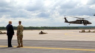 Air Assault and Gun Raid Demo For President Trump [upl. by Ednutey577]