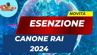 quotEsenzione Canone Rai 2024 Scopri i Requisiti Segreti e le Scadenze per Risparmiare Subitoquot [upl. by Ange]