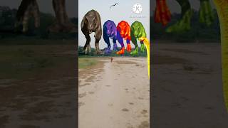 Big dinosaur trex chase part149youtubeshorts dinosaur trex jurassicworld dinosarfight shorts [upl. by Sileas]