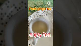 Fresh ginger tea Tea from garden gingerGinger teaআদা চা shorts [upl. by Lukey]