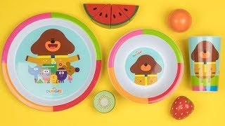 Hey Duggee Mealtime Dinner Set with Plate Bowl amp Tumbler [upl. by Ecydnarb254]