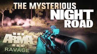 DAYZS ON ESSEKER  ARMA 3 RAVAGE mod gameplay part3  THE MYSTERIOUS NIGHT ROAD [upl. by Cirdahc]