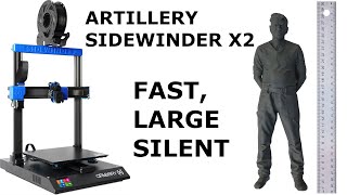 Artillery Sidewinder X2 3D Printer  Massive Build Volume  Ultra Fast  Silent [upl. by Hamil]