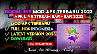 🔴 UPDATEquot Boom Live Mod Apk Terbaru 2023 Unlock Room  Aplikasi Live Bar  bar Host indonesia [upl. by Venuti]