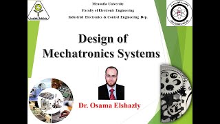 Design of MechatronicsLecture 3 [upl. by Shae988]