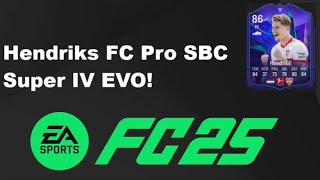 Hendriks FC Pro Live SBC Upgrade Packs und gute EVO für IVs  EA FC 25 Ultimate Team [upl. by Eilata]