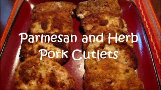 Parmesan and Herb Pork Cutlets Recipe [upl. by Zrike807]