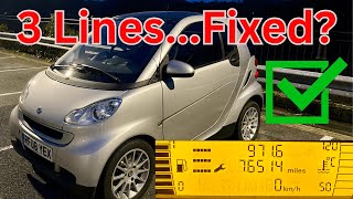 3 Lines Transmission Fault  Fixed 2008 Smart Fortwo 451 Passion 84BHP [upl. by Annavaig427]