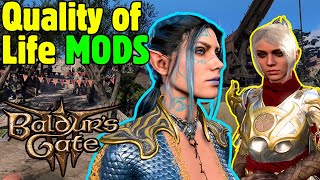 Baldurs Gate 3 BEST QUALITY OF LIFE Mods Showcase [upl. by Onairda]