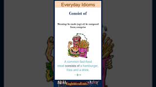 quotConsist ofquot meaning  Common English Idioms shorts [upl. by Mansfield536]