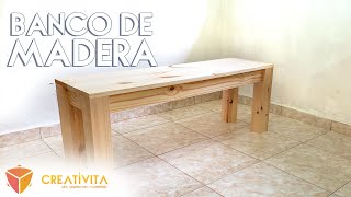 TABURETE ALTO DE MADERA FÁCIL DE HACER  Paso a Paso [upl. by Inessa]