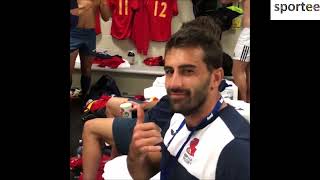 spanish rugby players in locker [upl. by Rodmur]