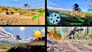 Riding All Seasons 🍂 ❄️ 🌱 ☀️ mtb emtb mountainbike bike bikepark mtblife bikelife bicycle [upl. by Bethel]