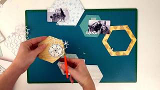 DIY  Déco murale hexagones [upl. by Ferde]