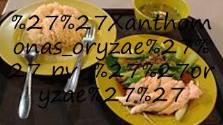 How to pronounce Xanthomonas oryzae pv oryzae [upl. by Menell]