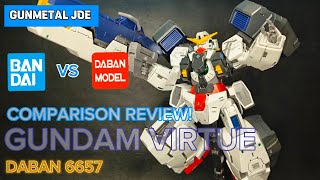 DABAN 6657 VS BANDAI GUNDAM VIRTUE COMPARISON REVIEW PART 2 gunpla daban plamo [upl. by Nitsud]