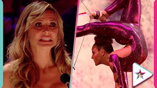 Contortionist WINS Golden Buzzer and SHOCKS Judges With Her Act on AGT Fantasy Team [upl. by Gawlas]