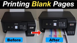 Epson ET 2720 Printing Blank Pages  Fix In 1 Step [upl. by Trab]