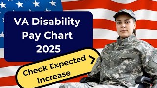 VA 2025 DISABILITY PAY RATES AND DATE [upl. by Makell]