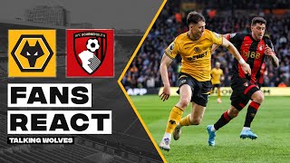 Wolves Fans React To Wolves 24 AFC Bournemouth [upl. by Halsey289]