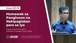 Pastor Ismael Montejo Jr  “Humawak sa Panginoon na Nakipaglaban para sa iyo” Josue 23116 [upl. by Imerej603]