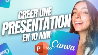 Créer une Présentation PowerPoint sur Canva  TUTORIEL [upl. by Strepphon]