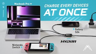 Kickstarter Hydra Worlds First Triple TypeC 100W LED Cable [upl. by Skye]