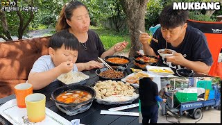 리얼가족먹방흔한가족의 이삿날 짧은일상과 짜장면짬뽕밥먹방😋 ft탕수육 ㅣjajangmyeon amp TangsuyukㅣMUKBANGㅣEATING SHOW [upl. by Nireves]