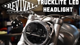 Trucklite LED Headlight  Revival Cycles Tech Talk [upl. by Talmud]