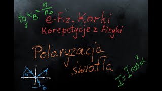 Polaryzacja światła  Dualizm korpuskularno falowy  LO4 [upl. by Ilahsiav]