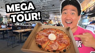 LITTLE ITALY FOOD HALL TOUR in SAN DIEGO From PIZZA to GELATO [upl. by Ahseila521]