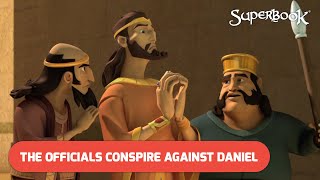 The Officials Conspire Against Daniel  Clip from Roar  Superbook S01 E07 [upl. by Von]