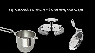 You Are Not a Bartender If You Dont Have a Knowledge About These 3 COCKTAIL STRAINERS  Bar Tools [upl. by Urata997]