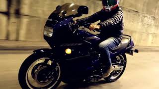 Honda CBX750F sounding like an F1 with 4x1 exhaust [upl. by Noid]