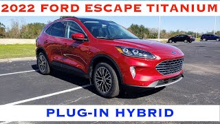 2022 Ford Escape Titanium PlugIn Hybrid  The Best Domestic Hybrid SUV POV Review and Test Drive [upl. by Brander]