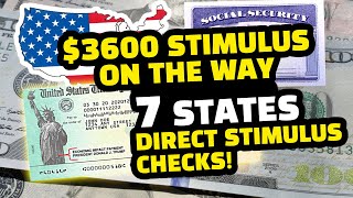 Stimulus Check 2024 Finally Stimulus Checks In This 7State Full Breakdown [upl. by Siram]