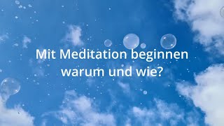 Mit Meditation beginnen [upl. by Analise]