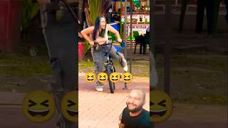 funny comedy bike prank bromapesada trynottoreact comedia comedyvideos funnyvideos humor [upl. by Brill814]