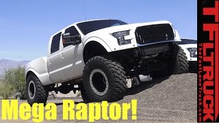 Ford F250 Diesel Super Duty Mega Raptor When HalfTon Raptor Just Wont Do [upl. by Enitsirhc]