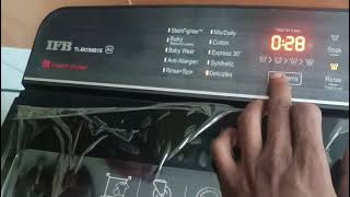 How to IFB top load washing machine TL801MB1S 8kg Full Hindi Demo installation steam model [upl. by Netsrak]