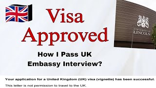 All Questions about UK Embassy Interview  How to Pass UK Embassy Interview  September Intake [upl. by Jacquelin]