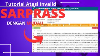 cara atasi invalid sarpras dengan cepat di dapodik 2025 [upl. by Matthei]
