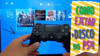 COMO EJETAR O DISCO NO PS4 USANDO O CONTROLE COMO REMOVER O JOGO PELA MANETE NO PS4 [upl. by Kancler]