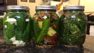 LactoFermented Pickles 3 Ways [upl. by Calysta114]