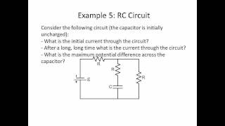 Circuit with capacitor and resistors 2 [upl. by Hepsiba]