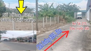 500m Đất đường xe tải tới đất vị trí cực đẹp cách đường xe container 50mbds cần giuộc long an [upl. by Dennie]