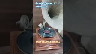 Gramophone 🔊 recorder Orignal gramophone viral shorts [upl. by Rialb]